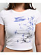 Vitriol Flow White Crop T-Shirt - Thumbnail image 3 of 6