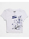 Vitriol Flow White Crop T-Shirt - Thumbnail image 5 of 6