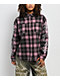 Vitriol Fracture Pink Flannel Shirt - Thumbnail image 3 of 5