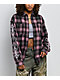 Vitriol Fracture Pink Flannel Shirt - Thumbnail image 1 of 5