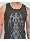 Vitriol Fruit Bat Black Ribbed Tank Top - Thumbnail image 3 of 3