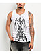 Vitriol Fruit Bat White Ribbed Tank Top - Thumbnail image 1 of 3