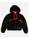 Vitriol Furget Me Not Black Crop Zip Jacket - Thumbnail image 8 of 9