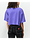 Vitriol Georgia Airbrush Skull Purple Crop T-Shirt