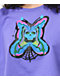 Vitriol Georgia Airbrush Skull Purple Crop T-Shirt