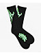 Vitriol Glitch Black Crew Socks - Thumbnail image 1 of 2