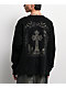 Vitriol Gothic Frame Black Thermal Long Sleeve T-Shirt - Thumbnail image 2 of 4