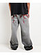 Vitriol Harrow Haunt Grey Baggy Sweatpants - Thumbnail image 2 of 5