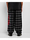 Vitriol Jagged Black Plaid Lounge Pants - Thumbnail image 2 of 5