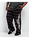 Vitriol Jagged Black Plaid Lounge Pants - Thumbnail image 3 of 7