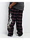 Vitriol Jagged Black Plaid Lounge Pants - Thumbnail image 4 of 7
