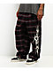 Vitriol Jagged Black Plaid Lounge Pants - Thumbnail image 1 of 5