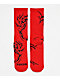 Vitriol Jagged Red Crew Socks - Thumbnail image 2 of 2
