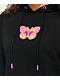 Vitriol Jamison Butterfly Black Oversized Hoodie