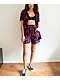 Vitriol Jazz Pink & Black Mix Print Shorts - Thumbnail image 3 of 6