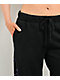 Vitriol Jessa Black Wide Leg Sweatpants - Thumbnail image 4 of 5