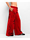 Vitriol Jessa Red Wide Leg Sweatpants - Thumbnail image 3 of 7