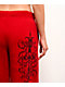 Vitriol Jessa Red Wide Leg Sweatpants - Thumbnail image 6 of 7
