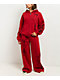 Vitriol Jessa Red Wide Leg Sweatpants - Thumbnail image 7 of 7