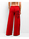 Vitriol Jessa Red Wide Leg Sweatpants - Thumbnail image 2 of 7