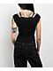Vitriol Keeli Off Shoulder Black 2fer T-Shirt - Thumbnail image 2 of 4