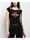 Vitriol Keeli Off Shoulder Black 2fer T-Shirt - Thumbnail image 1 of 4