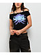 Vitriol Keeli Skeleton Off The Shoulder Black Crop Top  - Thumbnail image 1 of 4