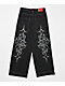 Vitriol Kids Monster Noise Black Wide Leg Jeans - Thumbnail image 1 of 2