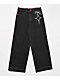 Vitriol Kids Monster Noise Black Wide Leg Jeans - Thumbnail image 2 of 2