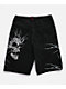 Vitriol Kids Siphon Black Wash Ultra Loose Denim Shorts - Thumbnail image 4 of 7