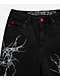 Vitriol Kids Siphon Black Wash Ultra Loose Denim Shorts - Thumbnail image 5 of 7