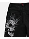 Vitriol Kids Siphon Black Wash Ultra Loose Denim Shorts - Thumbnail image 6 of 7