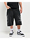 Vitriol Kids Siphon Black Wash Ultra Loose Denim Shorts - Thumbnail image 1 of 7