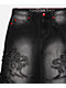 Vitriol Kids Void Black Wash Wide Leg Jeans - Thumbnail image 5 of 7