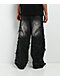 Vitriol Kids Void Black Wash Wide Leg Jeans - Thumbnail image 2 of 7