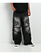 Vitriol Kids Void Black Wash Wide Leg Jeans - Thumbnail image 1 of 7
