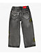 Vitriol Kids Void Infect Black Wash Ultra Wide Jeans - Thumbnail image 2 of 4