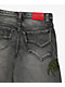 Vitriol Kids Void Infect Black Wash Ultra Wide Jeans - Thumbnail image 4 of 6