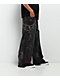 Vitriol Kids Void Optical Printed Black Ultra Wide Jeans - Thumbnail image 3 of 5