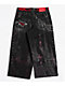 Vitriol Kids Void Optical Printed Black Ultra Wide Jeans - Thumbnail image 5 of 5