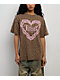 Vitriol Lace Heart Leopard T-Shirt - Thumbnail image 1 of 3