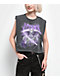 Vitriol Layered AF Grey Wash Crop Tank Top - Thumbnail image 1 of 4
