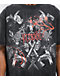 Vitriol Layered Edgy Black Wash T-Shirt - Thumbnail image 2 of 2