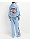 Vitriol Lenexa Blue Wash Body Bag Zip Hoodie - Thumbnail image 4 of 12