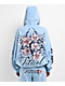 Vitriol Lenexa Blue Wash Body Bag Zip Hoodie - Thumbnail image 7 of 12
