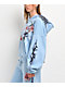 Vitriol Lenexa Blue Wash Body Bag Zip Hoodie - Thumbnail image 10 of 12
