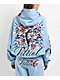 Vitriol Lenexa Blue Wash Body Bag Zip Hoodie - Thumbnail image 2 of 12