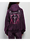 Vitriol Lenexa Shadow Purple Wash Zip Hoodie - Thumbnail image 1 of 6