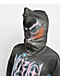 Vitriol Lenexa Smoke Print Rhinestone Grey Body Bag Hoodie - Thumbnail image 7 of 8