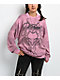 Vitriol Lennox Pink Stripe Oversized Sweater - Thumbnail image 1 of 5